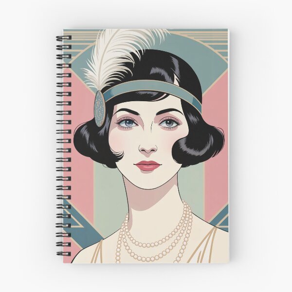 Item preview, George Barbier inspired portrait of a fashionable woman designed and sold by Tamas Das.