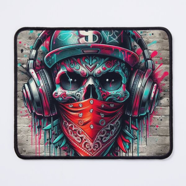 Item preview, Graffiti Skull Vibes – Urban Snapback Street Art Design designed and sold by Tune Me.