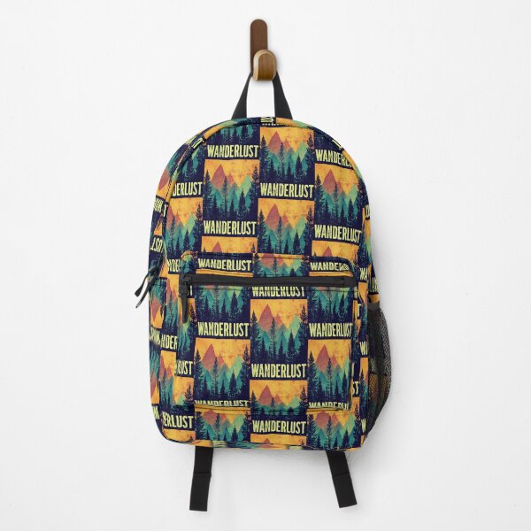 Item preview, Colorful mountains and pine forest grunge retro texture designed and sold by Piotrek0001.