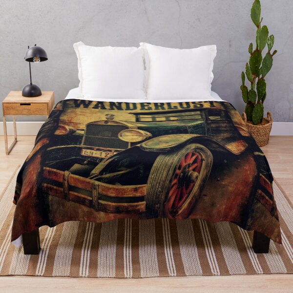 Item preview, Vintage car front view grunge vintage style poster designed and sold by Piotrek0001.