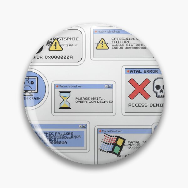 Item preview, Retro Pixel Art Computer Error Messages and System Alerts designed and sold by MyEz Style.