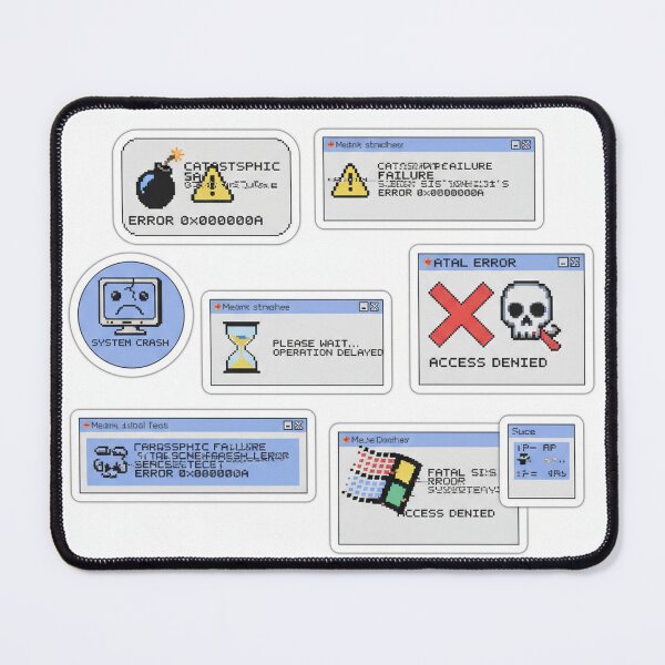 Item preview, Retro Pixel Art Computer Error Messages and System Alerts designed and sold by MyEz Style.