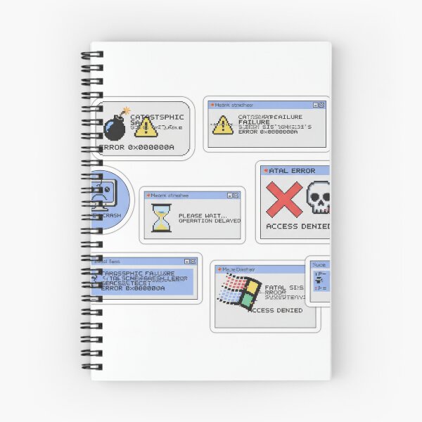 Item preview, Retro Pixel Art Computer Error Messages and System Alerts designed and sold by MyEz Style.