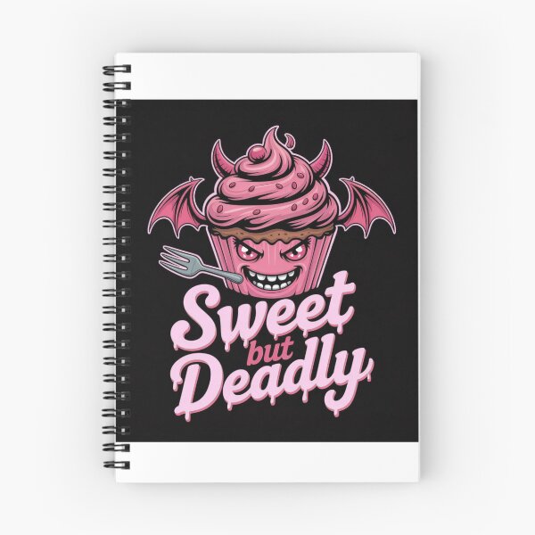 Item preview, Sweet but Deadly Cupcake – Cute Horror Food Illustration designed and sold by palavdip.