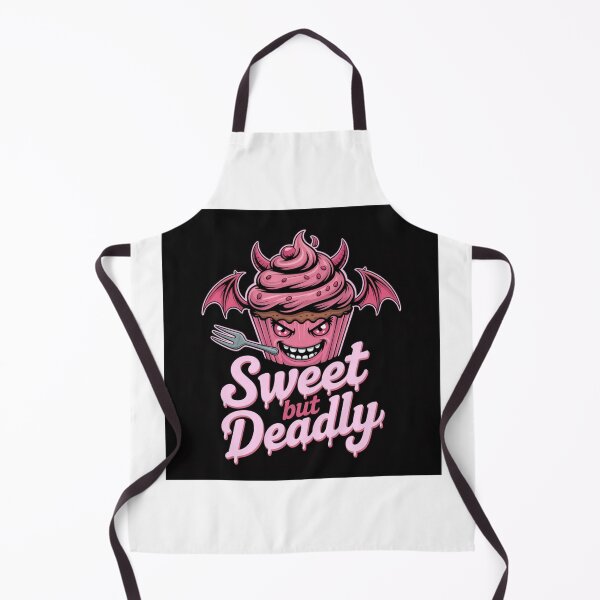 Item preview, Sweet but Deadly Cupcake – Cute Horror Food Illustration designed and sold by palavdip.