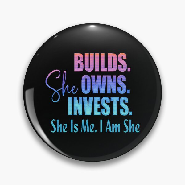Item preview, She Builds Owns Invests designed and sold by creativerooney.
