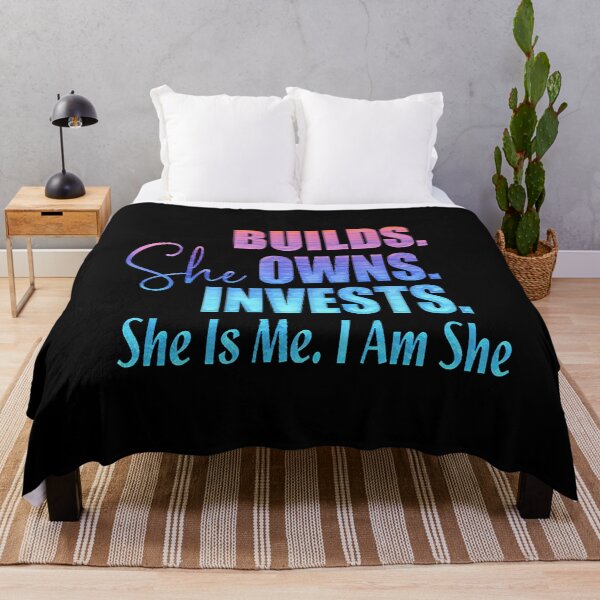 Item preview, She Builds Owns Invests designed and sold by creativerooney.