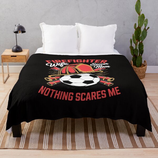 Item preview, Firefighter Wife Shirt Firefighter Wife Gift Firefighter Funny Soccer Mom designed and sold by TewonLake.