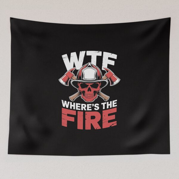 Item preview, Firefighter Gift Where's the Fire Fireman designed and sold by TewonLake.