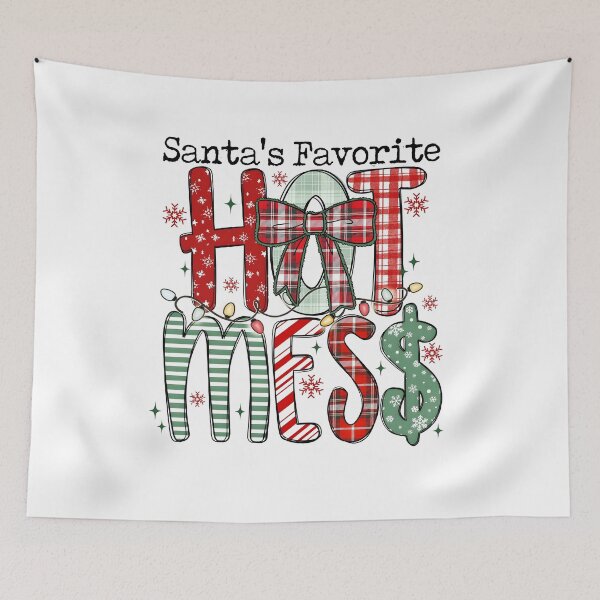 Item preview, Santa's Favourite Hot Mess designed and sold by Stellacunningha.