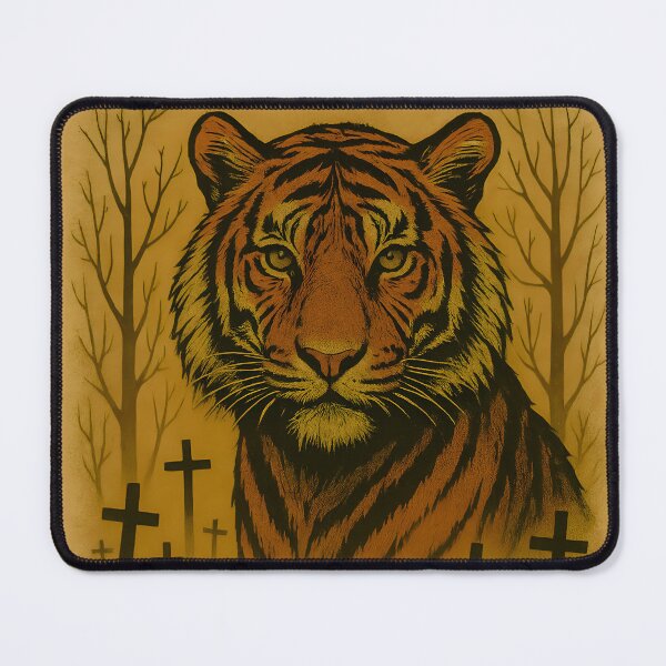 Item preview, Endangered Tiger Art – Jungles Without Roars | Vintage Wildlife Conservation Artwork designed and sold by Mayankbalas1996.