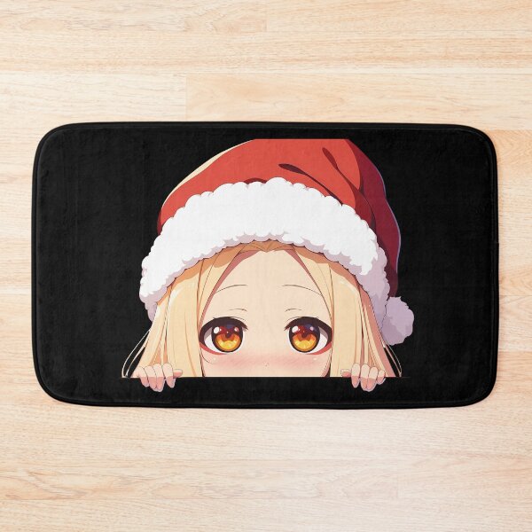 Item preview, Danmachi Ais Wallenstein Danmachi Chibi Kawaii Christmas Peeker Anime Girl Holiday Softness designed and sold by HumbertoValveno.