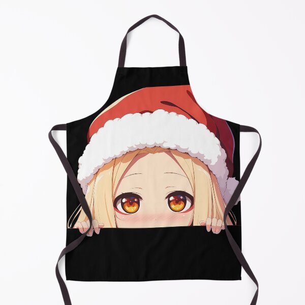 Item preview, Danmachi Ais Wallenstein Danmachi Chibi Kawaii Christmas Peeker Anime Girl Holiday Softness designed and sold by HumbertoValveno.