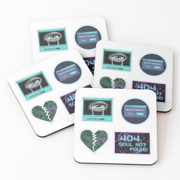 Item preview, Retro Tech Art Exploring Digital Emotions and Melancholy designed and sold by MyEz Style.