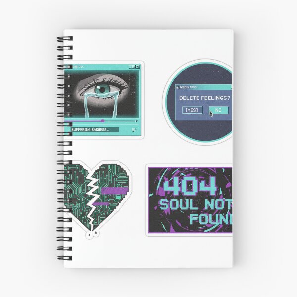 Item preview, Retro Tech Art Exploring Digital Emotions and Melancholy designed and sold by MyEz Style.