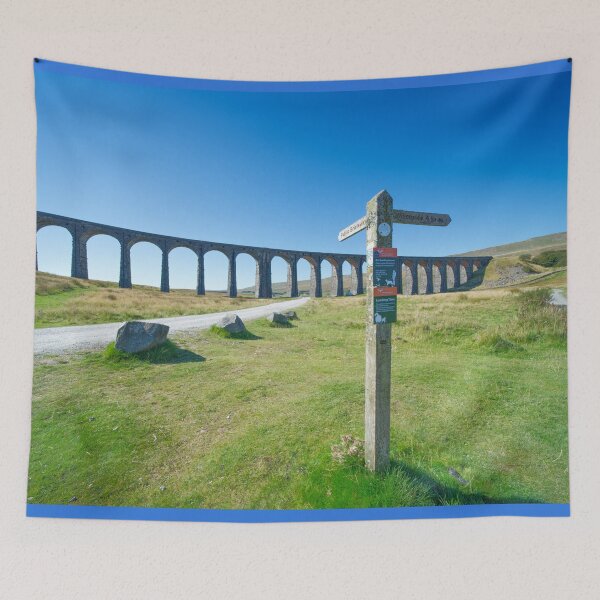 Item preview, Ribblehead Viaduct and Signpost designed and sold by Alisonchambers2.