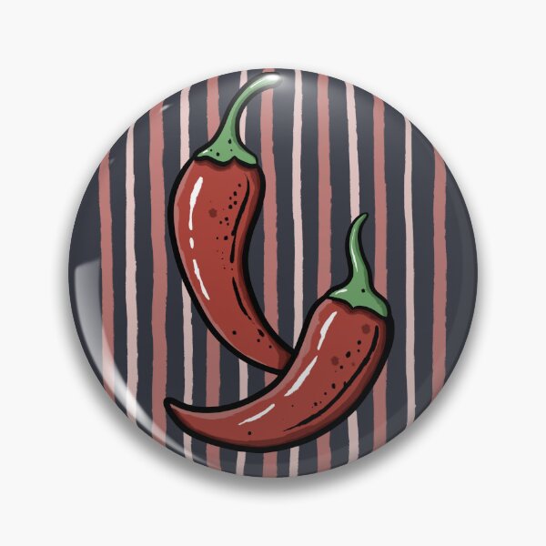 Item preview, Retro Chilli Peppers designed and sold by ellealsopaints.