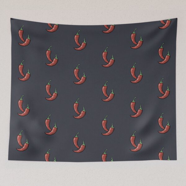 Item preview, Retro Chilli Peppers designed and sold by ellealsopaints.