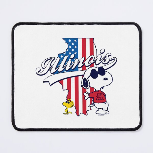 Item preview, Peanuts Vintage Cool Style Illinois USA Flag Design designed and sold by Teresa Kamden.
