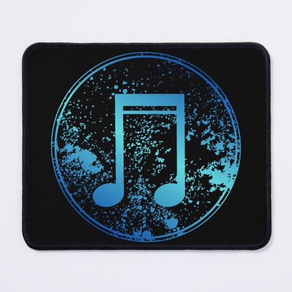 Item preview, Electric Blue Music Note – Splash Texture Graphic designed and sold by Ivy-Triggs.