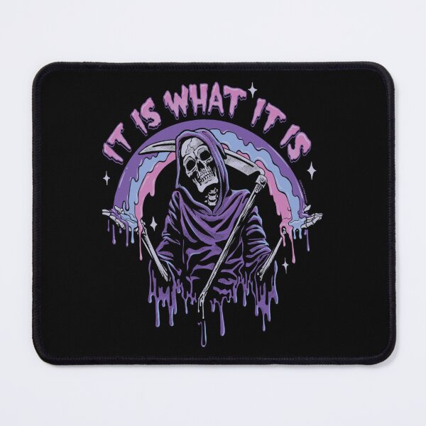 Item preview, Death ~ It Is What It Is ~ Pastel Goth Grim Reaper Drip designed and sold by BeverlyLegros.