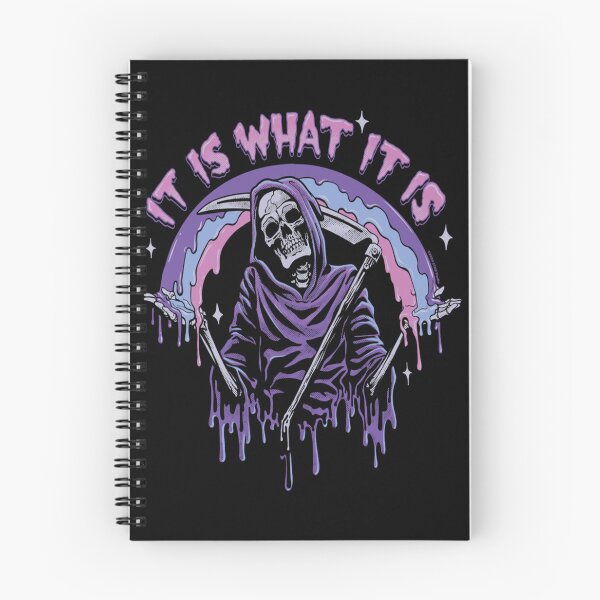 Item preview, Death ~ It Is What It Is ~ Pastel Goth Grim Reaper Drip designed and sold by BeverlyLegros.