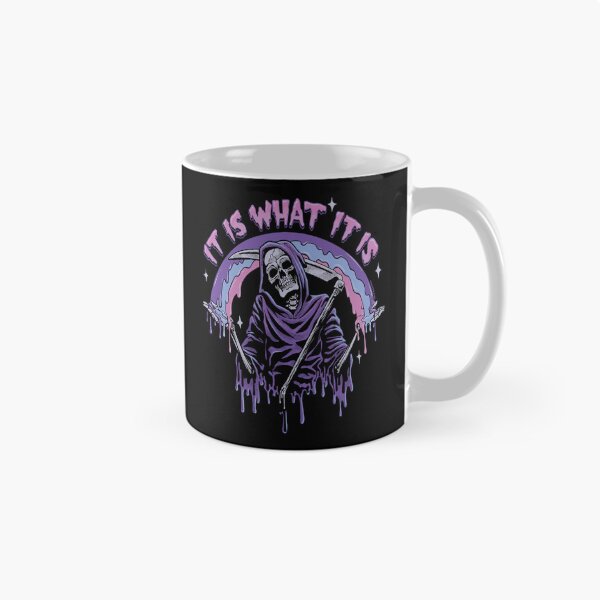 Item preview, Death ~ It Is What It Is ~ Pastel Goth Grim Reaper Drip designed and sold by BeverlyLegros.