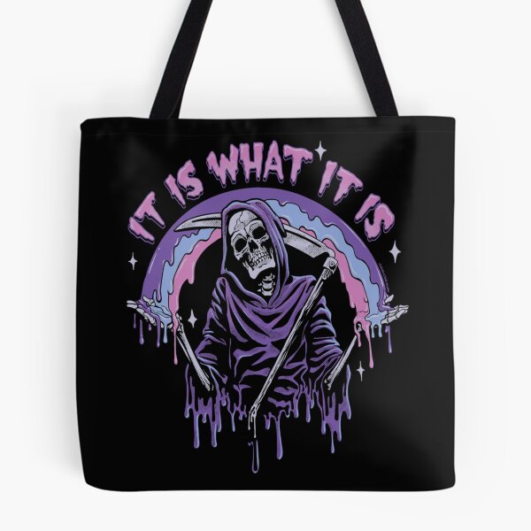 Item preview, Death ~ It Is What It Is ~ Pastel Goth Grim Reaper Drip designed and sold by BeverlyLegros.