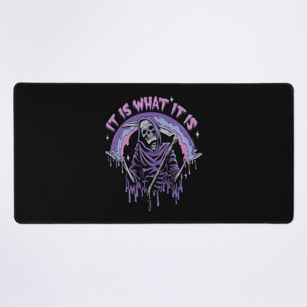Item preview, Death ~ It Is What It Is ~ Pastel Goth Grim Reaper Drip designed and sold by BeverlyLegros.