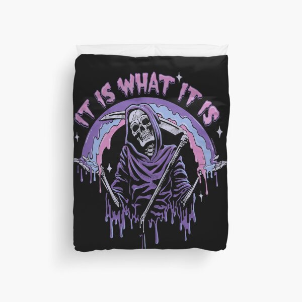 Item preview, Death ~ It Is What It Is ~ Pastel Goth Grim Reaper Drip designed and sold by BeverlyLegros.