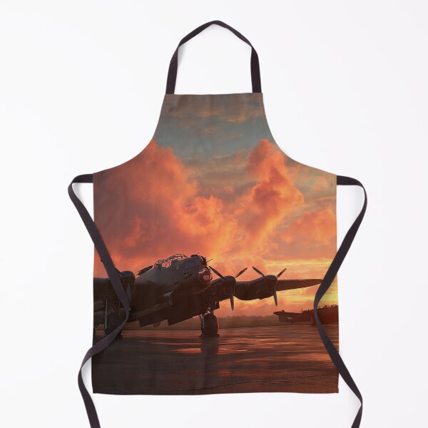 Item preview, Lincolnshire Airbase At Dawn over Open Fields designed and sold by Skyframe Aviation.