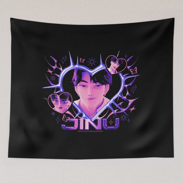 Item preview, Kpop Demon Hunters Jinu Y2k Heart Shape Portrait  designed and sold by Teresa Kamden.