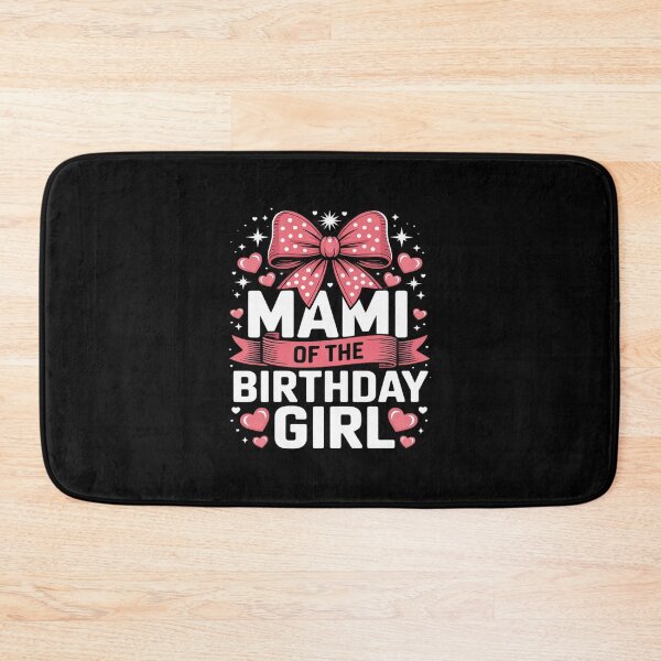 Item preview, Mami Of The Birthday Girl Cute Pink Bow Family Matching designed and sold by SnackPAC.