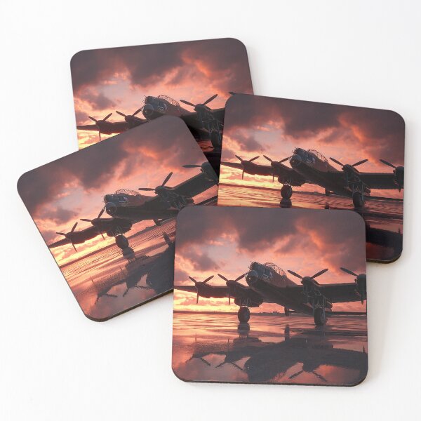 Item preview, RAF Bomber Command Base In Morning Light across the Tarmac designed and sold by Skyframe Aviation.