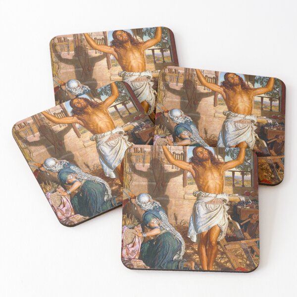 Item preview, The Shadow of Death – William Holman Hunt Pre-Raphaelite Biblical Masterpiece (1870–73) designed and sold by Art Outlaws.