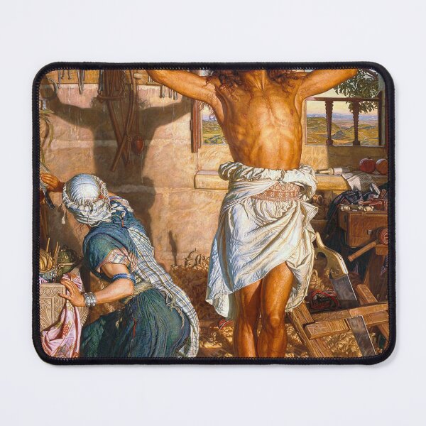 Item preview, The Shadow of Death – William Holman Hunt Pre-Raphaelite Biblical Masterpiece (1870–73) designed and sold by Art Outlaws.