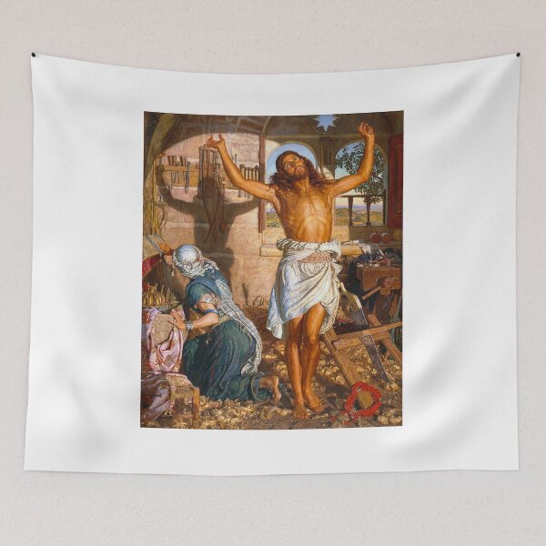 Item preview, The Shadow of Death – William Holman Hunt Pre-Raphaelite Biblical Masterpiece (1870–73) designed and sold by Art Outlaws.