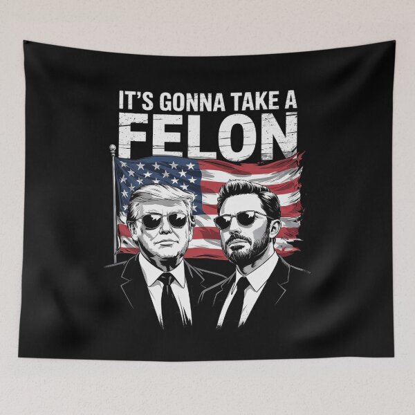 Item preview, Trump Vance It's Gonna Take A Felon And A Hillbilly To Fix  designed and sold by InspiredFoul.