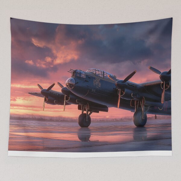 Item preview, RAF Airfield At Daybreak with Dew on the Ground designed and sold by Skyframe Aviation.