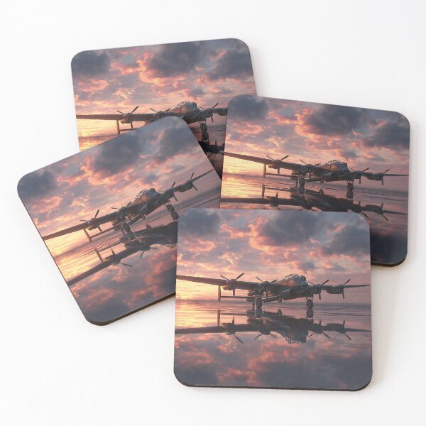 Item preview, Lincolnshire Dawn Airfield In Morning Light in Wartime Atmosphere designed and sold by Skyframe Aviation.
