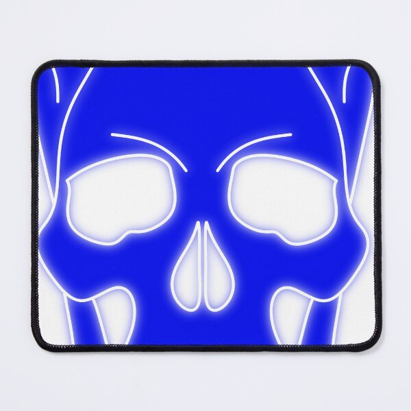 Item preview, Blue skull neon designed and sold by PerfectLineArt.