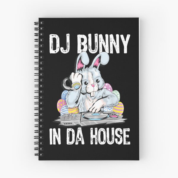 Item preview, DJ Bunny In Da House Rabbit Funny Easter designed and sold by BeverlyLegros.
