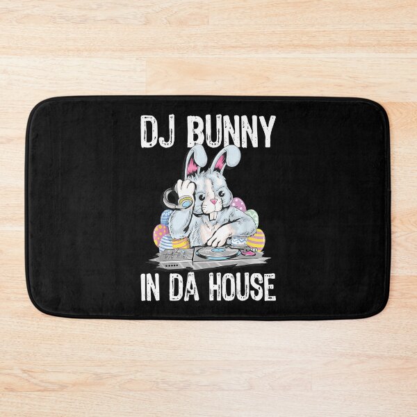 Item preview, DJ Bunny In Da House Rabbit Funny Easter designed and sold by BeverlyLegros.