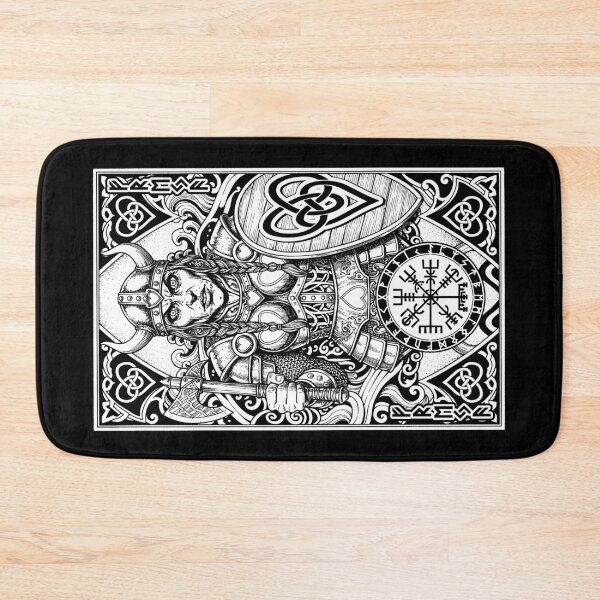 Item preview, Viking Queen Of Hearts Playing Card Norse Woman Mythology designed and sold by GrandeDuc.
