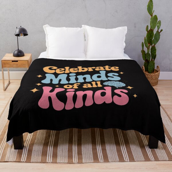 Item preview, Comfort Celebrate Minds Of All Kinds designed and sold by ConceptThena.