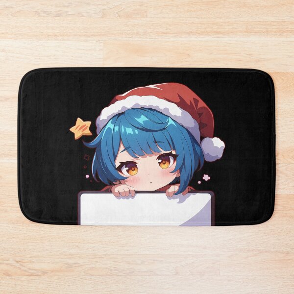 Item preview, Xingqiu Genshin Impact Game Chibi Kawaii Christmas Peeker Anime Seasonal Holiday Charm designed and sold by HumbertoValveno.