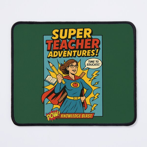 Item preview, Super Teacher Comic Hero – Knowledge Power  designed and sold by SidTastic .