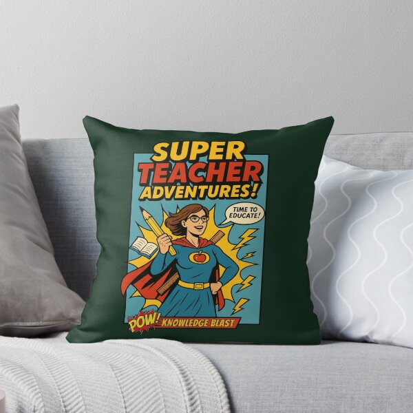 Item preview, Super Teacher Comic Hero – Knowledge Power  designed and sold by SidTastic .