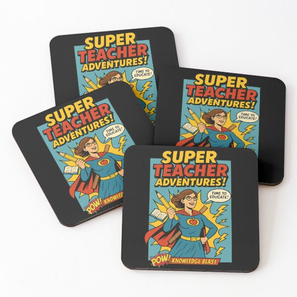 Item preview, Super Teacher Comic Hero – Knowledge Power  designed and sold by SidTastic .