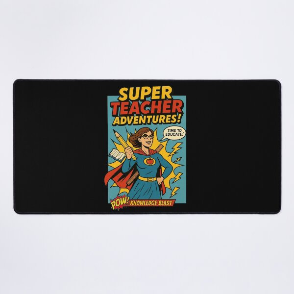 Item preview, Super Teacher Comic Hero – Knowledge Power designed and sold by SidTastic .